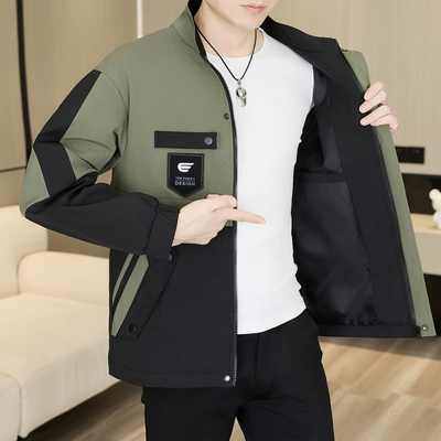 春秋男士外套潮流韩版工装夹克男