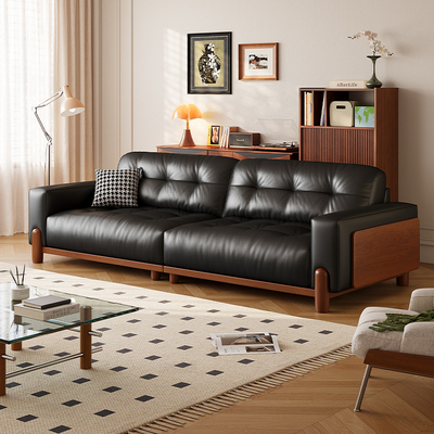 拉芙菲/LFF中古风真皮沙发