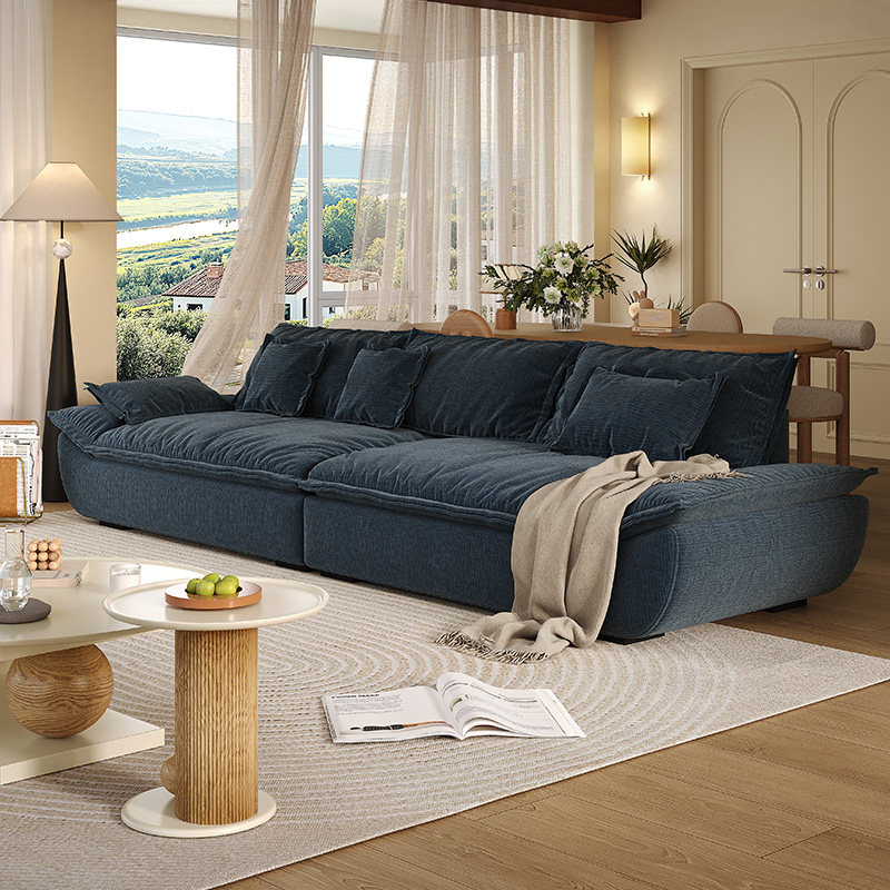 奥克兰帆船沙发客厅雪尼尔布艺大坐深羽绒奶油风意式极简别墅沙发,住宅家具,布艺沙发,淘宝优惠券,粉丝福利购,淘宝优惠卷