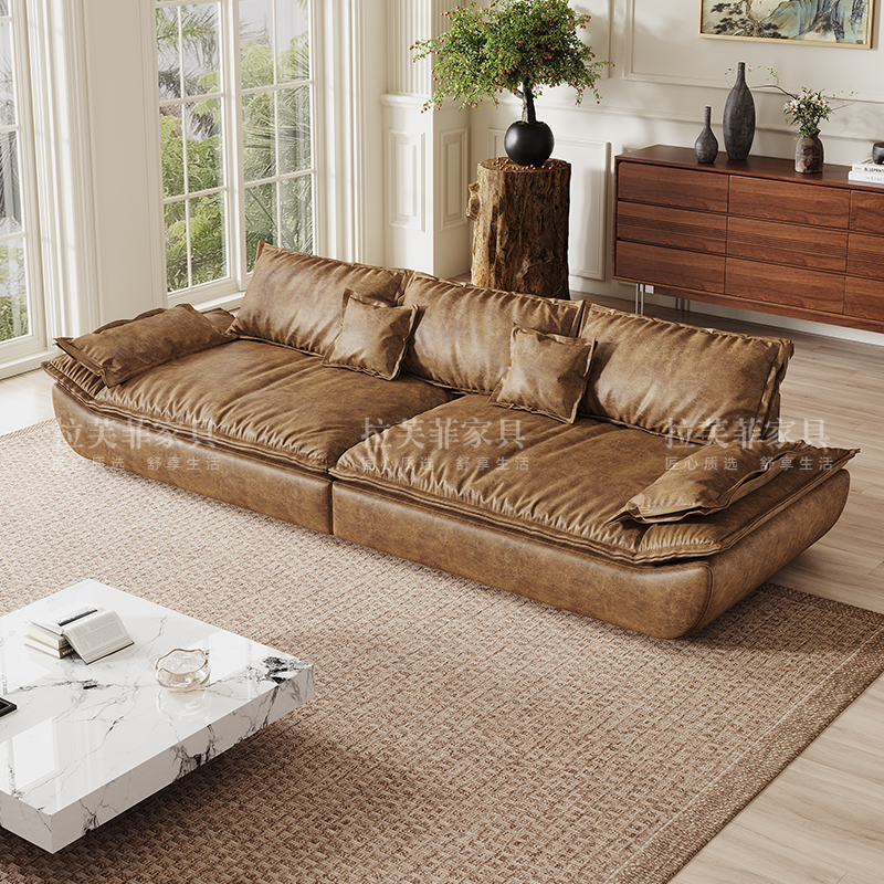 拉芙菲/LFF奥克兰油蜡布帆船沙发