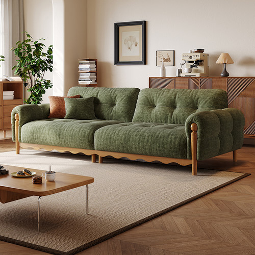 拉芙菲/LFF原木风布艺沙发