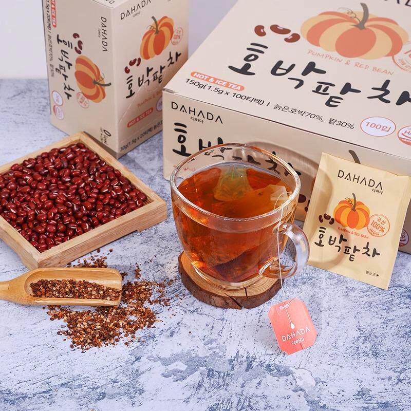 韩国进口DAHADA红豆南瓜茶韩式传统冷热冲饮冲泡袋装泡茶包