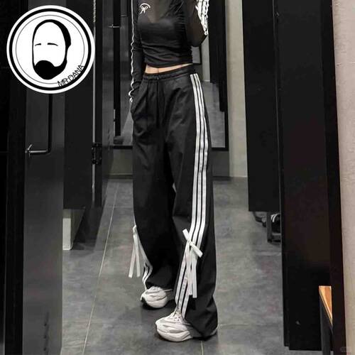 Adidas阿迪达斯新款女子蝴蝶结运动休闲长裤裤子JY7666 JY7667