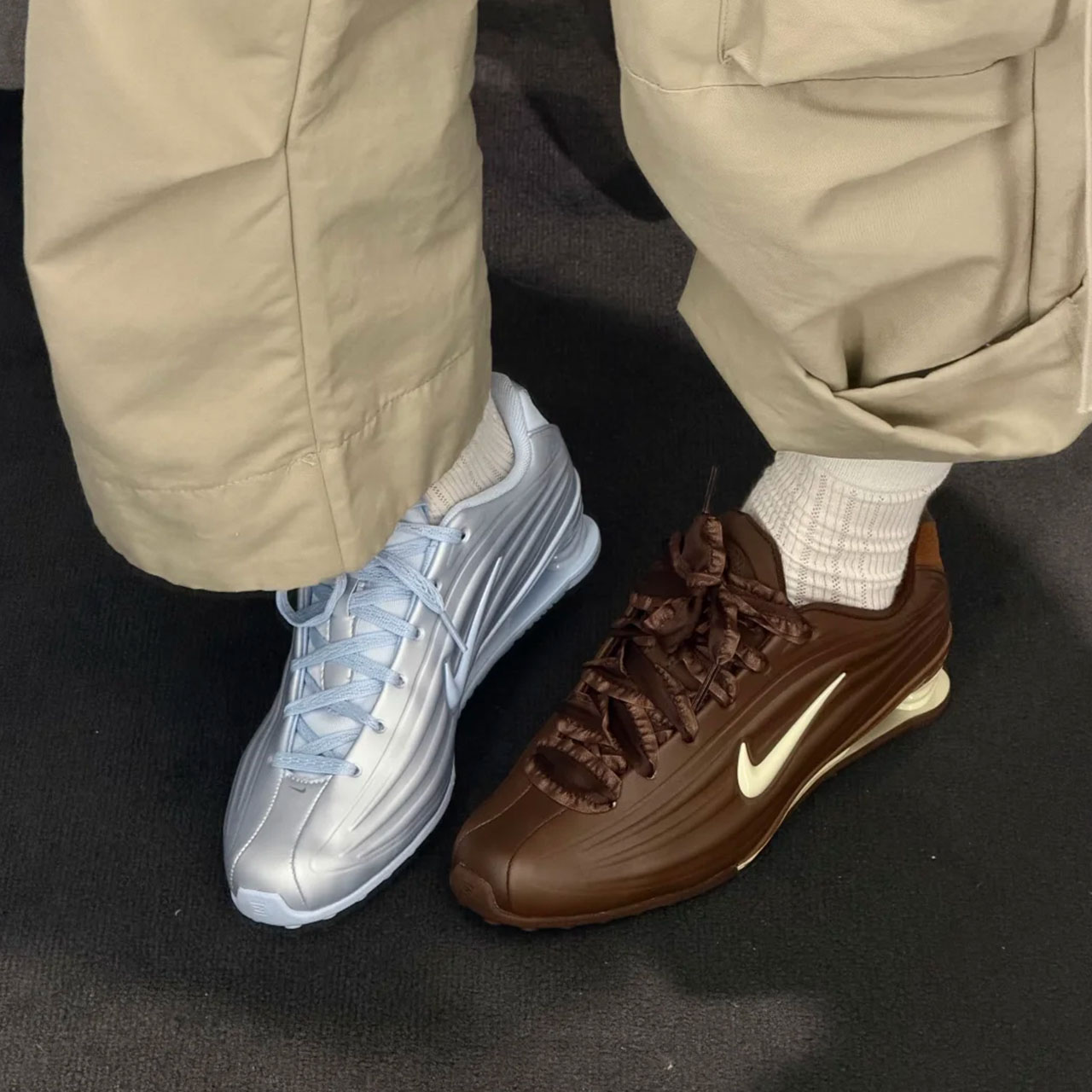 NIKE耐克女子SHOX Z复古气柱运动休闲鞋IV6171-200/IR1222-001
