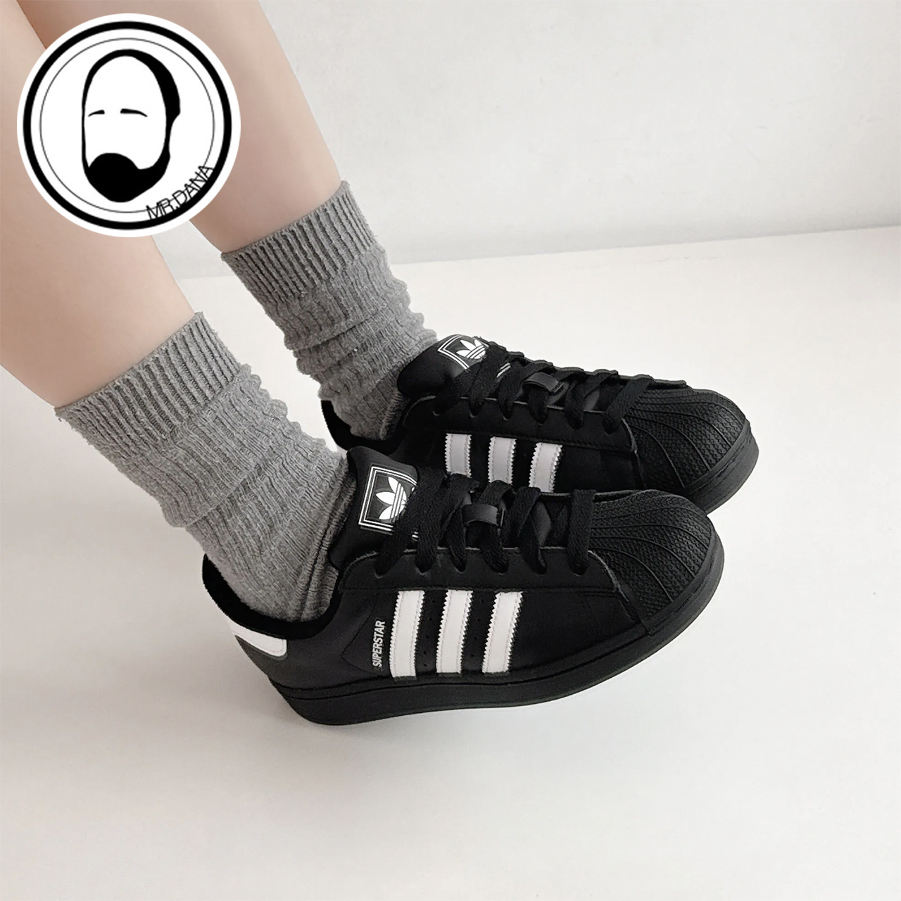 Adidas阿迪三叶草SUPERSTAR II二代贝壳头男女休闲鞋JI0079IH8659