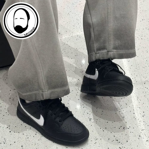 耐克Nike Dunk Low Retro 男子黑色白勾低帮休闲滑板鞋IO7606-010