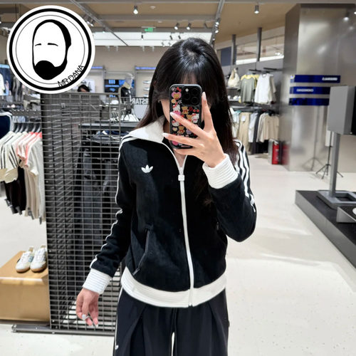 adidas阿迪达斯Jennie联名三叶草女子运动休闲外套LD8924 LD4966