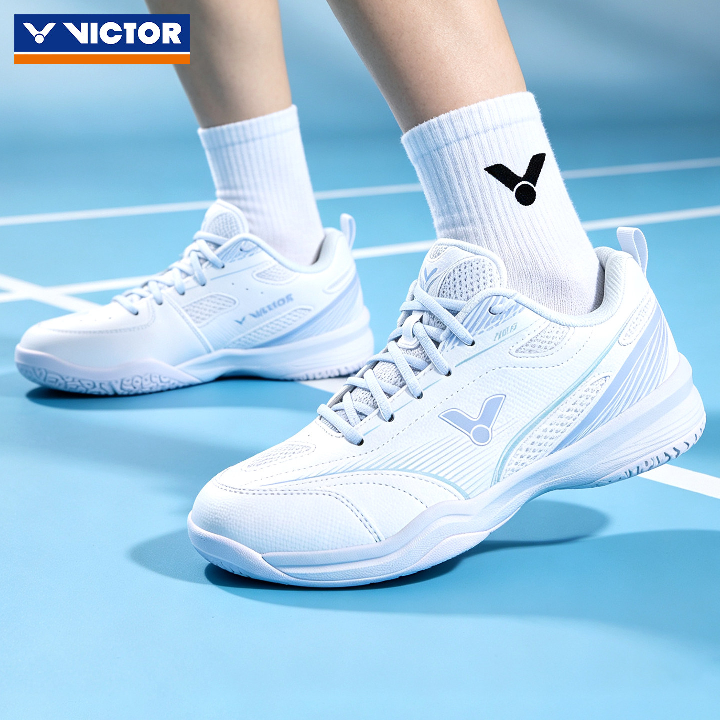 VICTOR胜利羽毛球鞋男女款运动鞋威克多专业训练鞋防滑耐磨A105图片