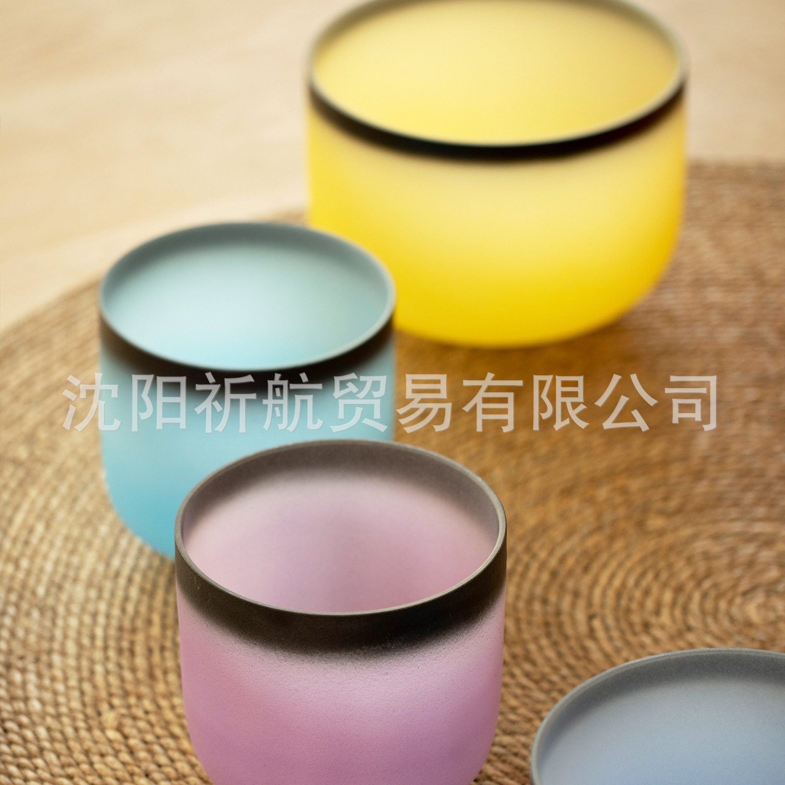 准调水晶钵颂钵钵音碗厂家直销正品套装瑜伽静心减压音疗送棒圈