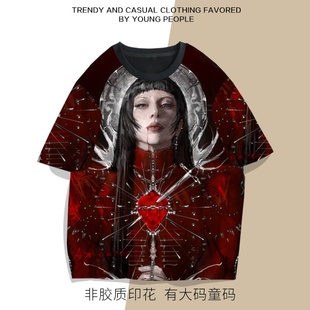 Lady Gaga男女粉丝应援上衣服潮流演唱会mayhem专辑周边短袖T恤