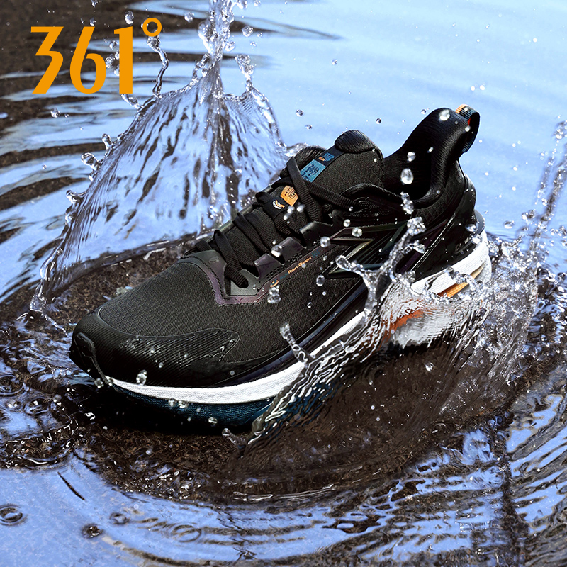 361度雨屏8男鞋运动鞋男2025秋冬季新款官方旗舰店正品防水跑步鞋