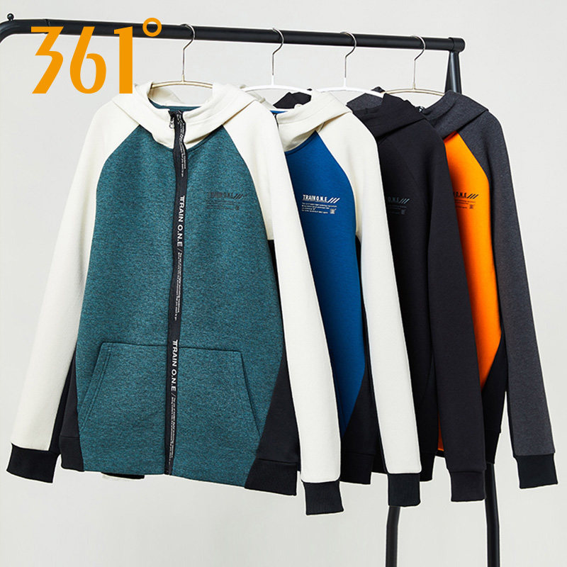 361 motion Sweater Spring and autumn season new pattern men's wear Hooded Cardigan 361 man leisure time keep warm jacket coatin the Sportswear/Casual Clothing , Sports Sweater/Pullover  category - from Buy2taobao.com to provide professional Taobao agent buy service