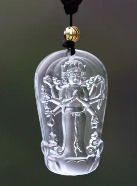 摩利支天菩萨吊坠琉璃佛牌吊坠挂件男女本命菩萨佛像挂饰项链