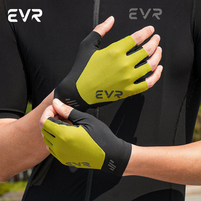 EVR 骑行手套半指夏季男女公路山地自行车全短指单车装备防滑减震