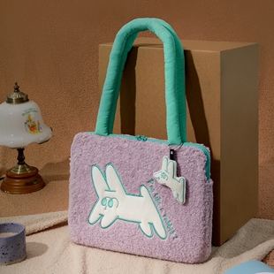 Nbear咻咻兔子电脑包macbook华为笔记本13 14寸air手提包