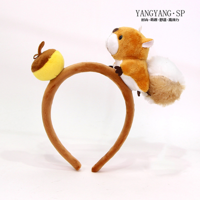 爱吃坚果的小松鼠动漫创意头箍