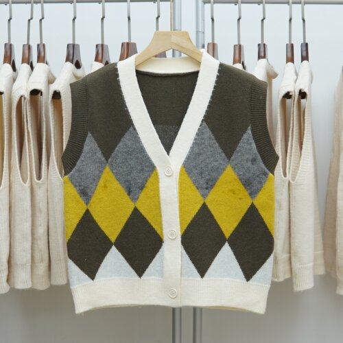 减龄小坎肩针织马甲背心叠穿