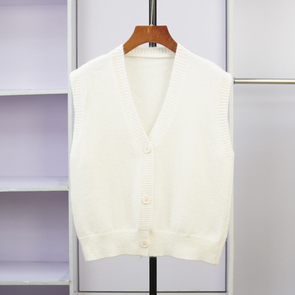 700 女装开衫女V领含亮丝日系百搭毛衣秋冬小清新学院风短款上衣