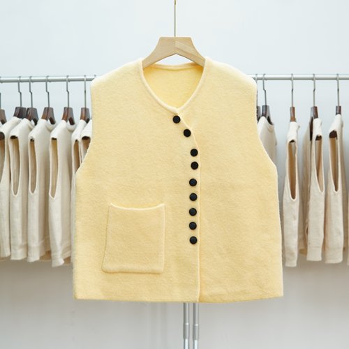 针织马甲背心女装加厚秋冬