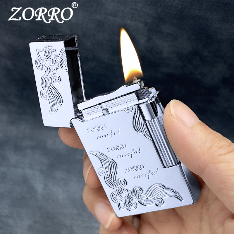 佐罗612朗声侧滑复古买药打火机