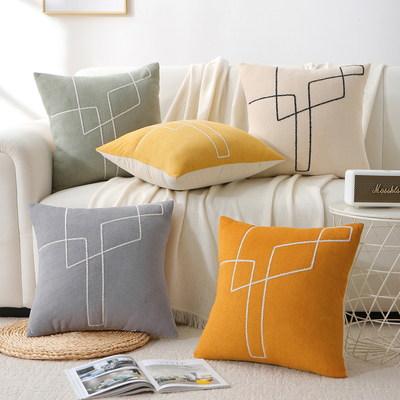 中古风抱枕套沙发轻奢高级感靠枕