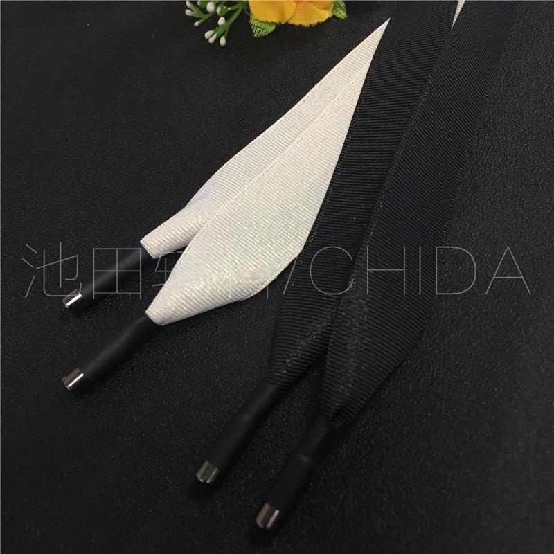 2.5cm宽涤纶横纹金丝织带 彩带蝴蝶结腰带服装辅料配件bf名宿帽带