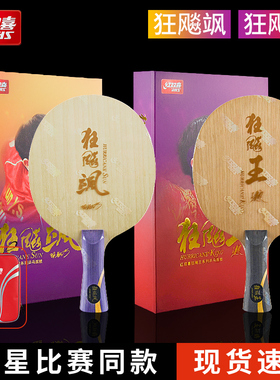 红双喜狂飚飒狂飙王孙颖莎同款S968乒乓球拍底板数字Q968王楚钦