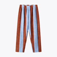Women's pajama pants for autumn and winter, coral fleece long pants, thickened plush warm pants, cotton fleece large-sized men's home pants thumbnail 6
