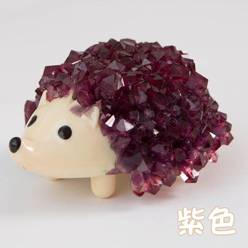 DIY自种水晶魔法生长刺猬新款儿童科学实验手工制作玩具毕业礼物