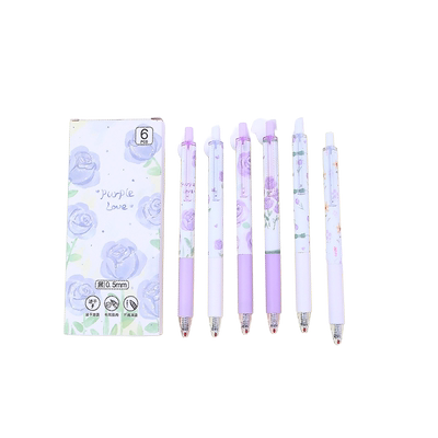 9.9【12支】玫瑰高颜值中性笔