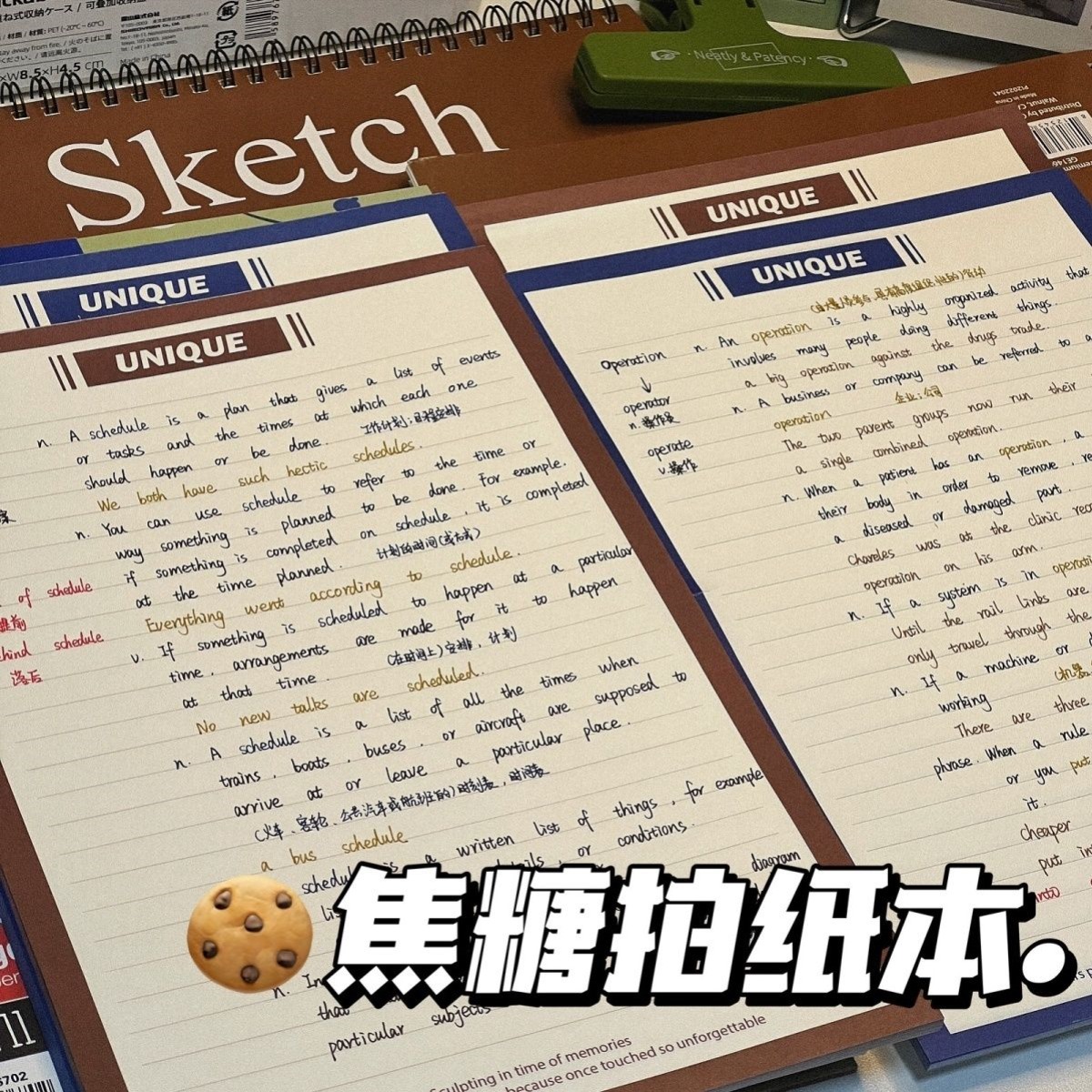 2025新款高颜值可撕本拍纸本