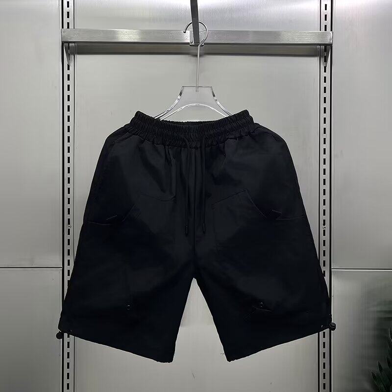 青春潮流夏季高端短裤男日系松紧腰家居休闲裤学院风百搭五分裤子