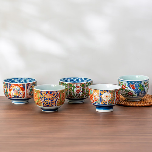 美浓烧日本进口釉上彩轻奢碗