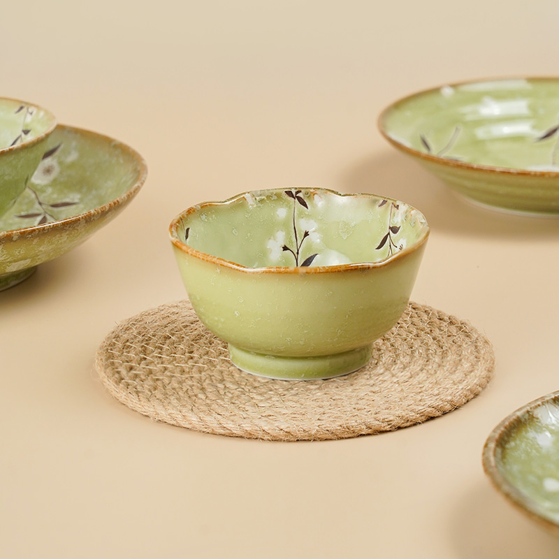 美濃燒日本進口釉下彩餐具套裝