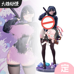 泰迪熊猎人手办武士刀黑丝美少女日本原创动漫二次元模型摆件周边