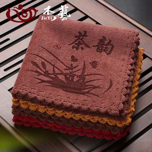 吸水茶巾加厚抹布茶台配件