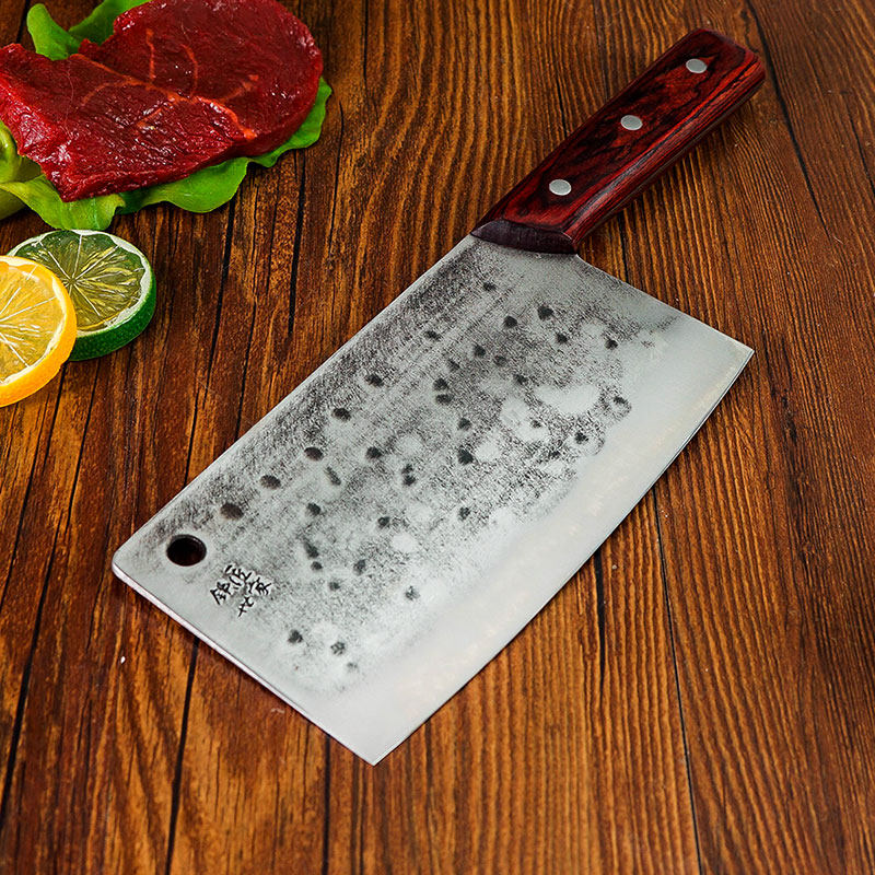 铁匠世家菜刀手工锻打切片