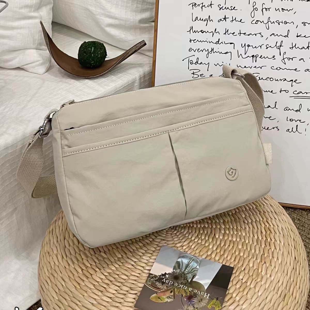 捷朗仕新款2025百搭女士包休闲大容量百搭斜挎通勤包牛津布单肩包