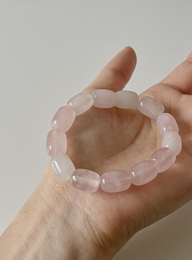 桃花诺｜Ojala原创设计师款天然粉水晶手串新中式手链温柔国风