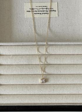 Ojala原创设计项链女小众高级感锁骨链2025新款简约日常通勤