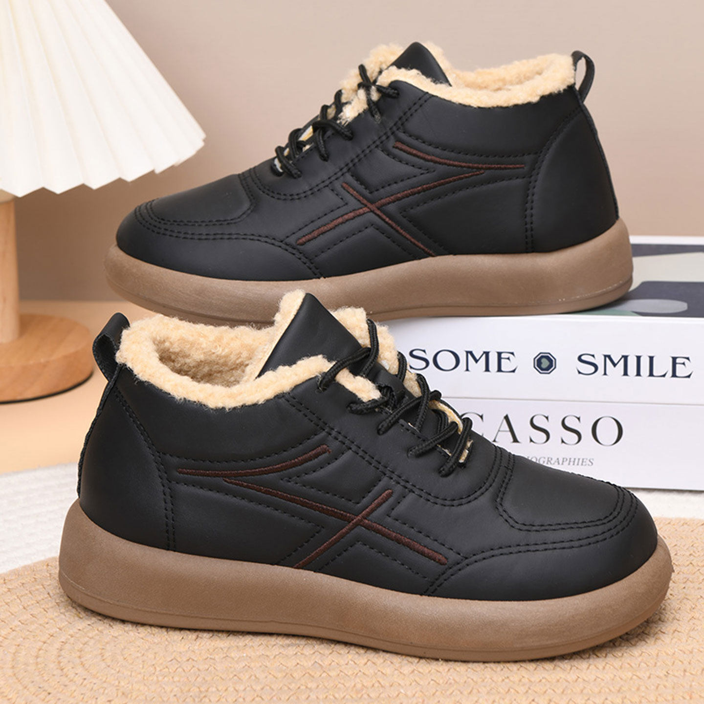 新款老北京布鞋冬季加绒保暖女士棉鞋中老年防滑舒适百搭妈妈棉鞋,女鞋,棉鞋,淘宝优惠券,粉丝福利购,淘宝优惠卷