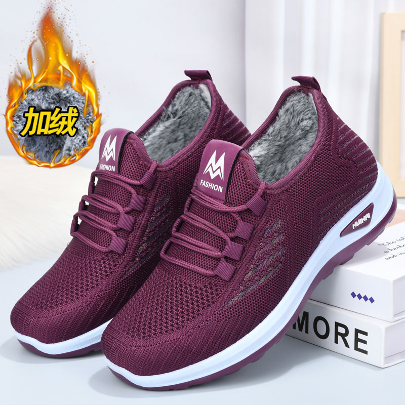 老北京棉鞋女款冬季加绒中老年妈妈棉鞋加厚保暖防滑软底女士棉鞋