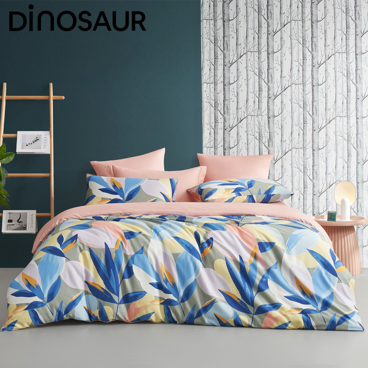 床单款四件套80支全棉植物花蕊