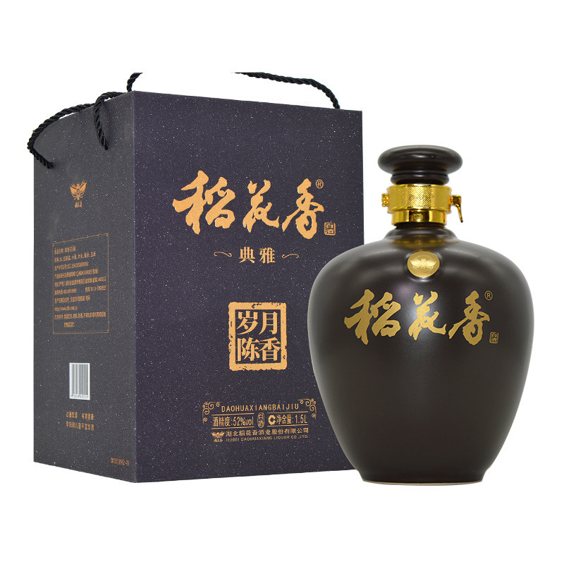 稻花香酒典雅岁月陈香52度浓香型图片