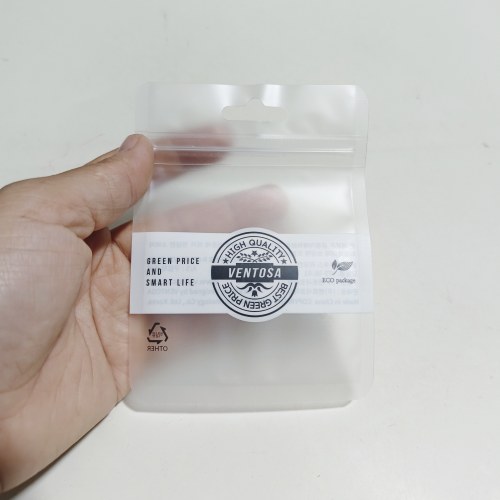 一斤价 内径8x9cm磨砂透明自封袋密封袋饰品分拣包装袋