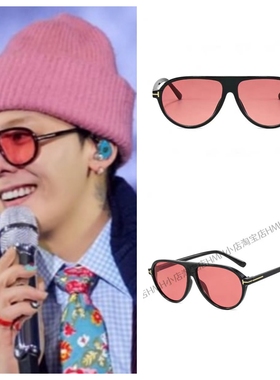 Ins权志龙GD演唱会同款大框男女墨镜设计感防晒太阳眼镜潮2025