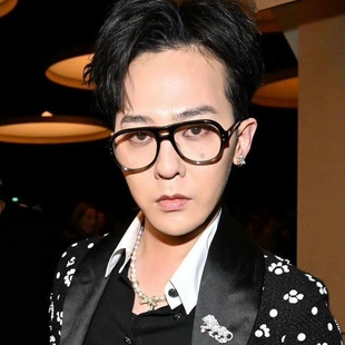 gd权志龙王俊凯明星网红同款大框双梁男女平光镜韩版防蓝光眼镜潮