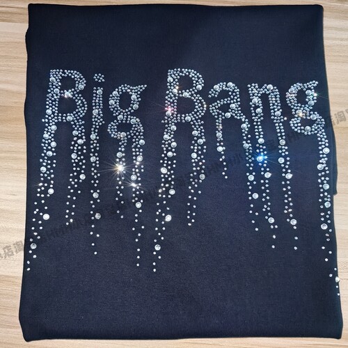 原创BIGBANG权志龙GD演唱会同款流苏烫钻应援服纯棉短袖T恤上衣