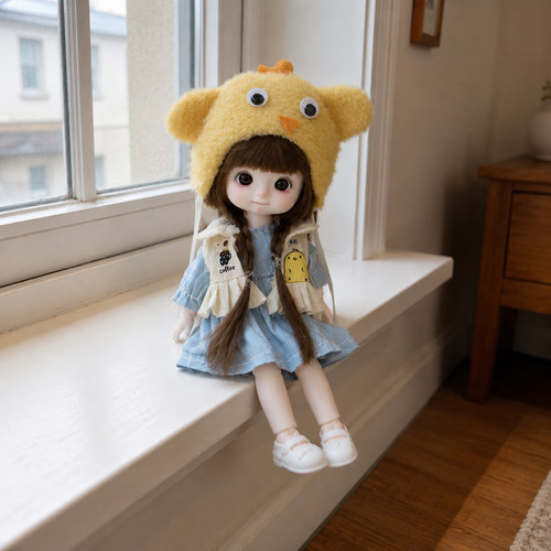 衣服可脱关节可活动头发顺滑娃娃