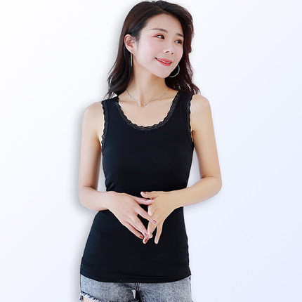 夏季新款韩版蕾丝针织小吊带背心女潮性感百搭修身大码打底衫外穿